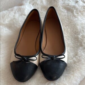 J Crew two tone ballet flats